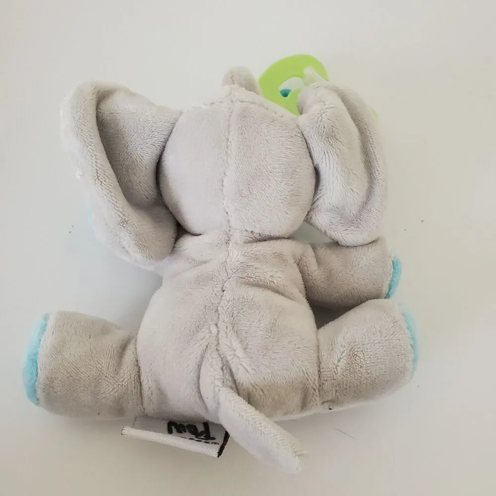 WubbaNub Cribmates Pacifier Holder Lot Giraffe Elephant Plush Baby Soother 3pc